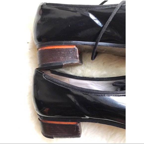 Jason Wu Terese Patent Black Leather Oxfords - Picture 4 of 7